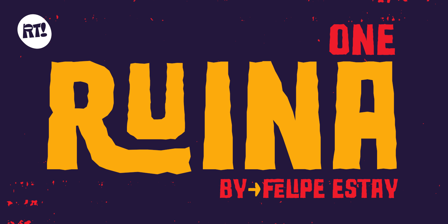Ruina One Black Font preview
